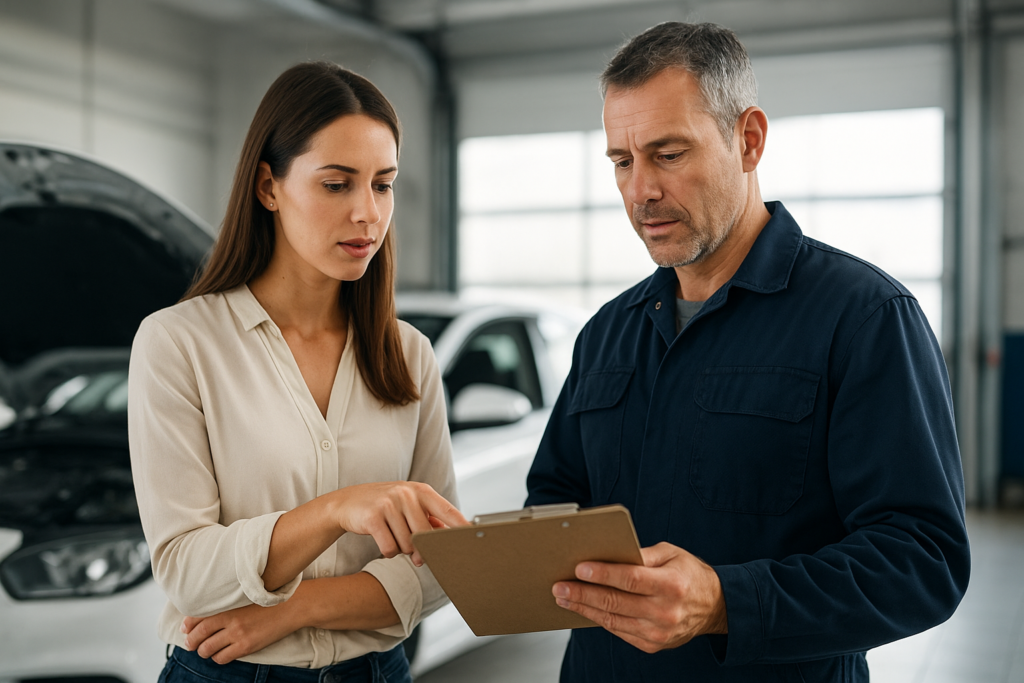 Cost estimate for car repair na co zwrócić uwagę